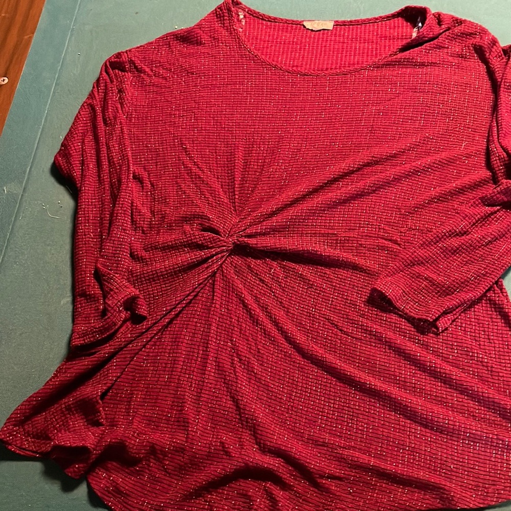 Women’s three-quarter sleeve sweater blouse